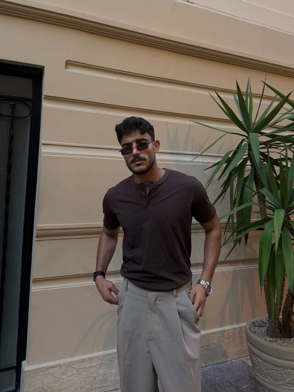 Heritage Henley Tee - Walnut