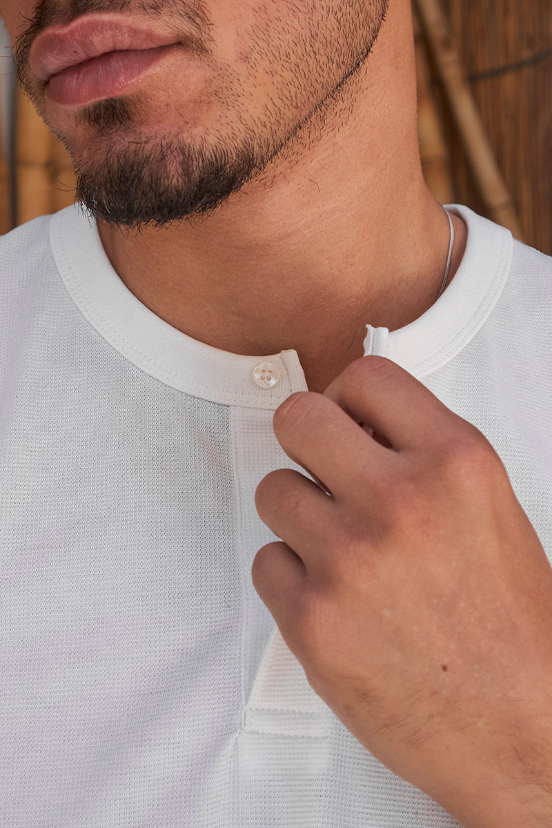 Heritage Henley Tee - Ivory