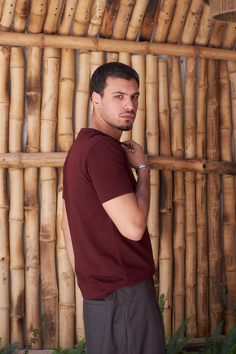Heritage Henley Tee - Wine