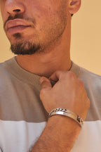 Retro Knit Tee - Beige & Ivory