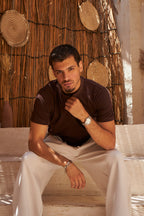 Heritage Henley Tee - Walnut